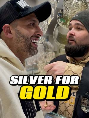 Gold for Silver 🙃🤝 📥 don’t hesitate to reach out for any serious inquiries #reels #mazalito #bennythedealer 