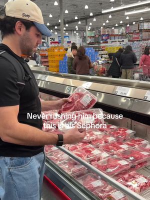 The way he looks at those steaks 🥹❤️