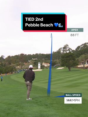 Pebble Beach, you got a special place in my heart. What an unbelievable venue. Tied 2nd. Big ups 📈 See you next week at Riviera. 🤝🌊 #golf #fyp #minwoolee #viral #pebblebeach 