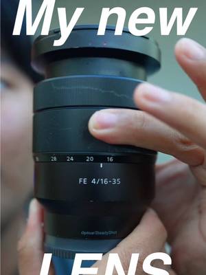 I got a new lens @sonyalpha 16-35 Zeies len Shot out @roahkeen for the trade! #cameragear #sonyalpha #cinematic 