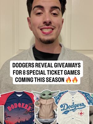 First look at 8 of the Dodgers special ticketed games in 2026 🔥 #losangeles #dodgers #fyp