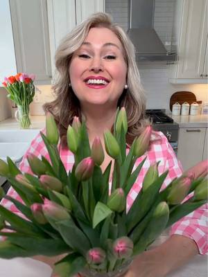 Who loves Tulips? 🌷  Here are some tips to help them last longer. • buy them closed to assure they’re fresh. • Snip the bottoms diagonally at least 1/2 inch. • remove the leaves that will rest below the waterline to avoid rot. • make a pin hole just below each flower.. it allows air to escape and water to move up the stem. •tulips love shallow cold water so add a few ice cubes. • replace the water daily and add an old copper penny. (before 1982) It acts as a fungicide to naturally kill bacteria. •also trim a bit off the bottom each day Keep them in a cool place away from direct sun and your tulips will stay beautiful longer! 🌷