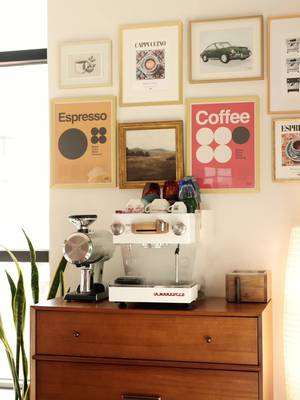 Switching up the coffee corner ☕️ what do you think? #homebarista #latteart #coffeetiktok #espresso #interiordesign @La Marzocco Home 