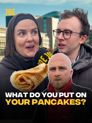 "I'm quite boring!" 😂 To celebrate Pancake Tuesday, we asked people what they get on their pancakes 🥞🤔 #Irish #PancakeTuesday #Dublin