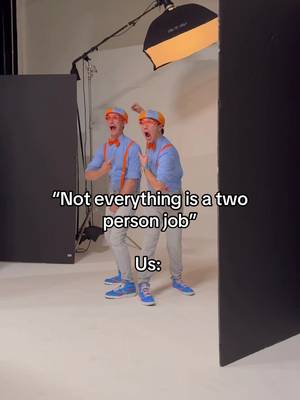 Teamwork makes the dream work. #blippi 