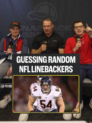 Guessing Random Linebackers w/ Brian Urlacher 🏈 #trivia #sportstrivia #nfl #linebacker #bears #niners #ravens #snapbacksports
