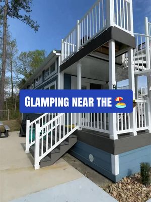 It's time to go glamping near Myrtle Beach! 🏖️  📍 @Sun Outdoors MB  #SunOutdoors #VacationRental  | Myrtle Beach Vacation | South Carolina Travel | RV Resort | Glamping | Cabin Rental | Tiny home rentals near Myrtle Beach | glamping in Myrtle Beach