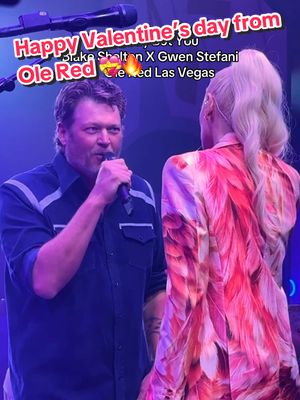 Gifting your feed a belated Valentine’s day present 💝🔥 Cc: @Blake Shelton @Gwen Stefani 💞 #OleRed #LasVegas #BlakeShelton #GwenStefani