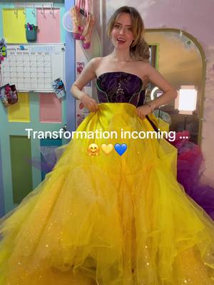Transformation incoming 🤭💛💙💜 Mal from descendants 🤩 #descendants #disney #maldescendants #sewing #cosplay 