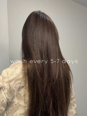 6 months in ✨ still gagged this hair is SO GOOD. *all products purchased with own money* @Wet Brush  @J BEVERLY HILLS  @stockholm Sweden  @It's a 10 @Bumble and bumble.  #alibaba #wefthairextensions #healthyhair #hairgrowth #extensions 
