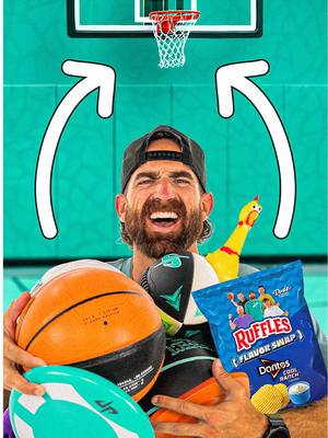 WILL IT 3-POINT?! 😱 #RufflesPartner #Basketball #DudePerfect (Also, we highly recommend you try our new Cool Ranch Ruffles - available NOW ⬆️)