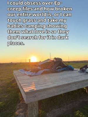 Camping and loving on your babies will change the world 🫡  @CORE Equipment #texascamping #campingtrip #outdoormom 