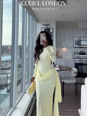 @ClubLLondon 🤍  Wedding guest outfit ideas that feel elegant, timeless, and effortless. Which look is your favourite? ✨ | ad Outfit details Look 1: Evangela – Yellow dress   Look 2: Rubelle – Long burgundy dress   Look 3: Hesperia – Navy dress   Look 4: Raffie – Short burgundy dress   Look 5: Akari – Champagne dress #fashiontiktok #clubllondon #tiktokfashion #weddingguestdress #styleinspo  Wedding guest outfit ideas, elegant wedding guest dresses, occasion wear for weddings, evening dresses for events, classy outfit ideas, modern wedding guest looks, Club L London dresses, formal wear inspiration, spring and summer wedding outfits ,  wedding guest style inspiration
