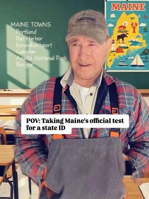 you pass you get a 🦞 tramp stamp #maine #mainelife #newengland 