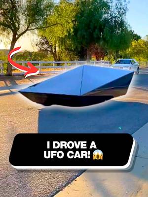 I drove an insane UFO car! 🤯 #ufo #customcar #futuretech #technology #supercarblondie 