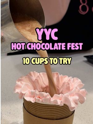 Feeling cozy this winter? It’s the greatest time of year for hot chocolate fans in Calgary. February is YYC Hot Chocolate Fest month in Calgary — the most wonderful time of year for fans of this magical elixir. Here are 10 cups to try: 👉 At 8 Cakes, Tahini Bloom blends toasted tahini hot chocolate with a hand-piped rose marshmallow flower. Nutty, floral, stunning. 👉 Chef's N Farmers has Enchanted Forest — dark Belgian chocolate, black cherry, porcini, even an edible mushroom. 👉 Re:Grub might win presentation of the year with BiteMe Apple — apple-infused hot chocolate served inside a real apple. Drink it… then eat it. 👉 Native Tongues turns up the heat with Chucho y Chata — horchata, dark cacao, cinnamon, clove, ancho chile, plus a spirited option. 👉 At Higher Ground, the Root Beer Hot Chocolate — root beer–infused chocolate milk, root beer whip, crushed candy on top. It’s $7 and straight-up nostalgia. 👉 MIK Coffee & Shop goes viral with Dubai Chocolate Matcha — pistachio, crispy kataifi, white chocolate, and premium matcha. 👉 At Hexagon Cafe, Rightside Up is Stranger Things vibes in a cup — salted caramel chocolate, maple graham rim, marshmallow whip, berry compote, and yes… an Eggo waffle on top. 👉 At Little Chief Restaurant, it’s smoky peanut butter “Rocky Road” with marshmallows and graham crumb. 👉 Calgary Climbing Centre drops Pretty Fly (For a White Chai) — white chocolate chai with cinnamon and a literal cinnamon stick straw. Drink and then climb. 👉 Fenyk Coffee & Social brings The Jamaican Bobsled — coconut hot chocolate, banana whip, toasted coconut — a tropical tribute to the ‘88 Olympics. 👉 Craving dessert? Lazy Loaf & Kettle serves a Tiramisu Hot Chocolate with mascarpone whip and a ladyfinger for dipping. Get out, sip some hot chocolate, and tell ‘em we sent you! -------------------- #yychotchocolatefest #hotchocolate  #yyc #calgary #canada @Tourism Calgary @RE:GRUB @Calgary Climbing Centre @Higher Ground Cafe☕️ @MIK Coffee & Shop @Fenyk Coffee