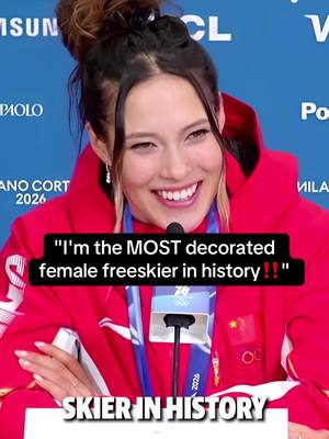 Eileen Gu was not feeling this reporter's question 🙅‍♀️ #eileengu #olympics #winterolympics 