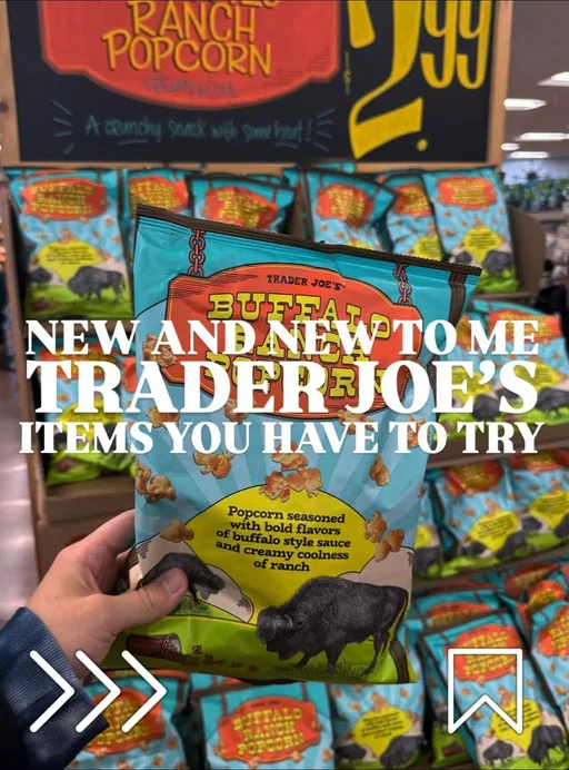 New @Trader Joe's items are hitting shelves and these are the ones currently in my cart, my notes app, or my thoughts. Saving this for my next TJ’s run and you should too. Trader Joe’s Best Bites this month: 🥨 Soft Baked Pretzels with Salt Packet 🧀 Unexpected Cheddar Cheese Snackers 🧄 Garlic Asiago Cheese Dip (heat & serve) 🍓 Very Berry Granola 🍿 Buffalo Ranch Popcorn 🫒 Green Olive Flats Italian Lingue Crackers 🍡 Black Sesame Mochi 🍙 Korean Tofu & Vegetable Kimbap 🍟 Ketchup Lattice Potato Chips (they’re back) If you’re planning a @trader joes this, send it to your TJ’s friend, or bookmark for later. More new Trader Joe’s finds coming next month. #TraderJoesFinds #NewAtTraderJoes #TraderJoesHaul 