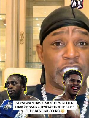 Keyshawn Davis says he’s better than Shakur Stevenson and Cam wasn’t buying it 😂  #keyshawndavis #shakurstevenson🥊 