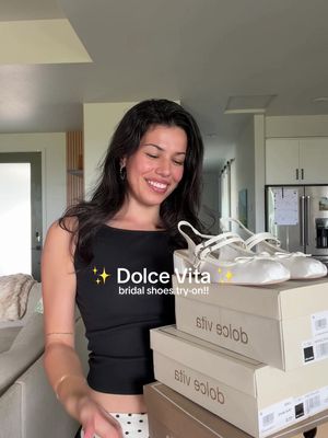 Bridal shoes haul!!!! @Dolce Vita Footwear has so many styles for every & any bride 🕊️🤍Which one is your fave? #dolcevitapartner