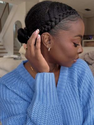 Cuz we’re retaining length this yearrrr 😍😍 #naturalhair #type4hair 
