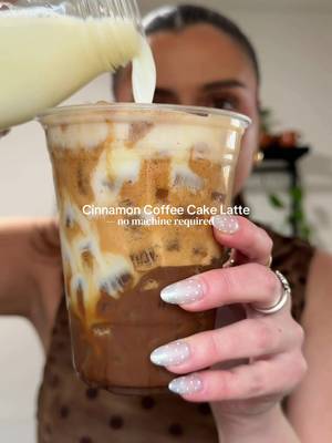 Cinnamon Coffee Cake Latte ☕️🍰🤍 Hear me out… you HAVE to add the butter!  For this latte you’ll need: • 1 tbsp brown sugar  • 1 tsp vanilla bean paste  • dash of cinnamon  • 1/2 tbsp unsalted brown sugar OR 1 tsp butter extract  • pinch of salt  #coffeecake #instantcoffee #coffeerecipe #coffeeathome #homecafe 