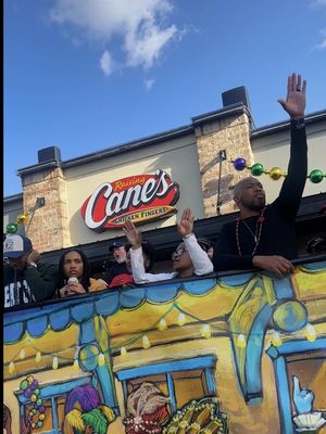 Happy Mardi Gras y’all! The current vibe of New Orleans 💜💚💛