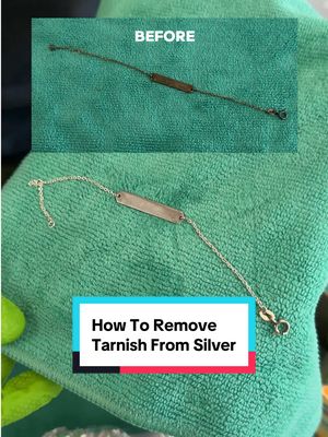 A super simple way to remove tarnish from silver 