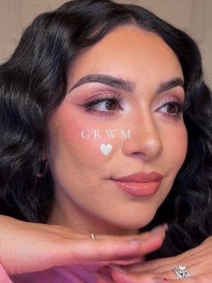 Obsessed with this whole routine & the color pink 🥰💗  . #makeup #grwm #beauty #makeuptutorial #viral 