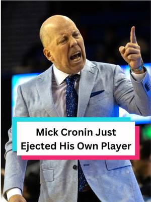Mick Cronin just kicked his own player out of the UCLA game. #collegebasketball #cbb #MarchMadness #ucla 