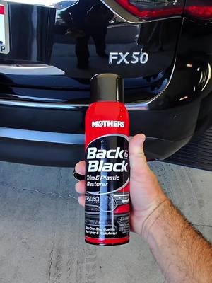 Your trim’s fastest comeback. Mothers Back-to-Black Trim & Plastic Restorer aerosol mists on and works instantly - even in the tightest spots. It’ll give you professional results without the professional time investment. Detail smarter, not harder. Try Trim & Plastic Restorer now. #motherspolish #diydetailing #cartok