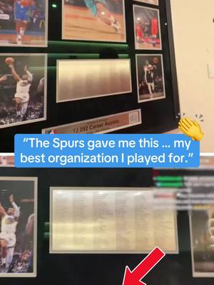 Chris Paul shows off the custom plaque that lists every one of the players he assisted 😮🔥 (via CP3) #chrispaul #cp3 #basketball #NBA #spurs 