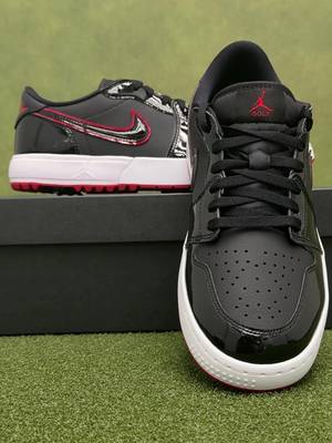 We've got the Jordan 1 Low Spiked golf shoes available now. 👀 🔥   #golf #golftiktok #jordan1 #new 