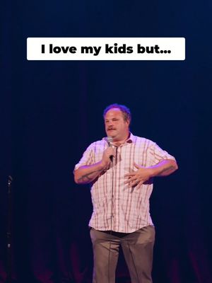 I really do love them but it really is hard.   #sammiller #standupcomedy #standup #WeDoRecover #fatherhood