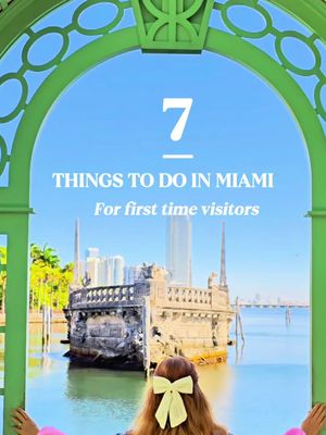 ✨ First time in Miami? Here's your ultimate checklist! 🌴☀️ 🏖️ South Beach - iconic white sand, turquoise water, and that unmistakable Art Deco energy 🏊‍♀️ Venetian Pool - a stunning 1920s coral rock pool you won't believe is real 🌿 Vizcaya Museum & Gardens - old world elegance meets tropical paradise 🛍️ Design District - where luxury fashion meets jaw-dropping street art 🎺 Little Havana - sip a café cubano, roll a cigar, and feel the rhythm of the streets 🎨 Wynwood - the world-famous outdoor art gallery that never gets old 🌸 Upper Buena Vista - the hidden gem with cute cafes and serious charm Miami, you never disappoint 🔥🌊 Save this for your trip and tag someone you'd explore Miami with! 👇 #Miami #MiamiTravel #VisitMiami #MiamiGuide #SouthBeach Things to Do in Miami | Miami First Time Visitors | Wynwood  LittleHavana | MiamiVibes | FirstTimeMiami  | MiamiThingsToDo | MiamiLife @Visit Florida 