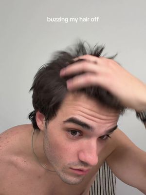 got sick of having hair lol 