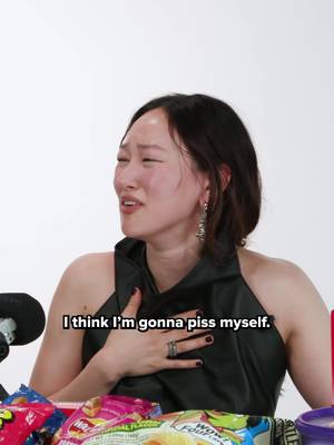 Idk about you, but I'm taking Yerin's icks VERY seriously... Watch the full Bridgerton Sneaky Snacks episode on our YouTube page and in bio! @Yerin Ha @hannahdodd  @bridgertonnetflix