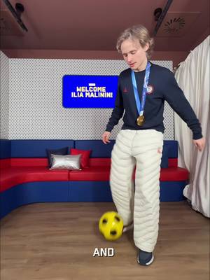 If @QuadGod wasn't skating, he'd be playing soccer?!  👀 #teamusa #winterolympics #figureskating #Soccer #skills 