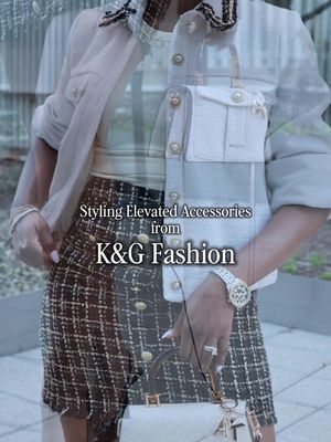3 outfits styled with elevated accessories, which look was your favorite? Enjoy 20% off with code ABIODUN20 at your nearest @kgfashion, valid through 5/18/26. Creator’s IG: @abzstylz