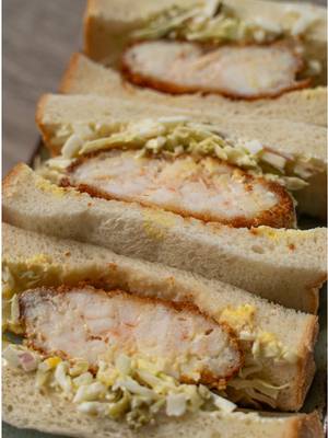 we back with another japanese sando and this ebi katsu is one of my favorites! recipe: https://feedthepudge.com/ebi-katsu-sando-japanese-shrimp-cutlet-sandwich/