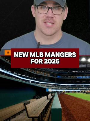 NEW MLB Managers for 2026 🔥 #MLB #Baseball #Managers