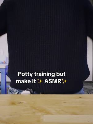 Potty training just got oddly satisfying. #asmr