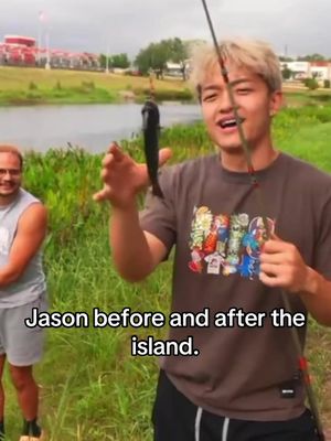 Before and after 7 days stranded. 🏝️ #fyp #viral #jasontheween 