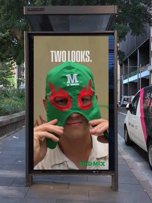 made u look 👀 la lucha mask is selling fast! tag an amigo who needs this one-of-one merch #madforit #luchador