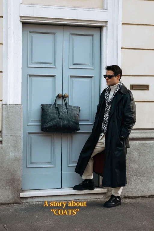 The real coat should be long….  Never above the knee!!