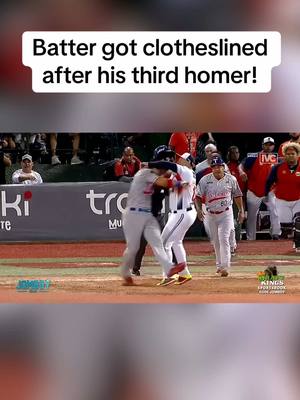 Firing a baseball full speed into a scrum is madness  #baseball #winterball #breakdown #sports #beef
