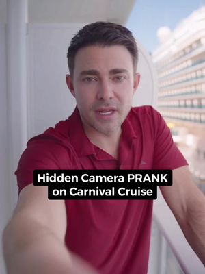 This is your sign to get a fake nose and prank your family @Jonathan Bennett @Jaymes Vaughan #CarnivalIsCalling #Carnivalcruise 