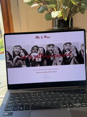 @elladesigns__ said yes… to great web design 💍 #weddingwebsite #weddingsite #websitedesign #website