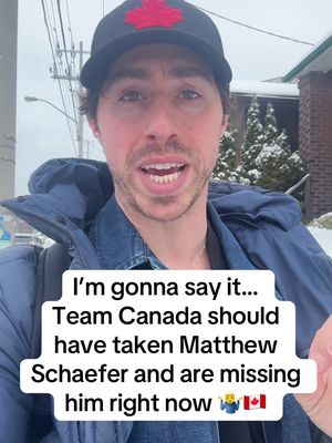 Team Canada really could use Matthew Schaefer at the Olympics right now 🤷‍♂️🇨🇦… Do you agree?! 🤔👇 #hockey #NHL #olympics #canada #teamcanada 