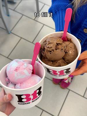 our hearts are full when your bowls are full ❤️ #baskinrobbins #icecream